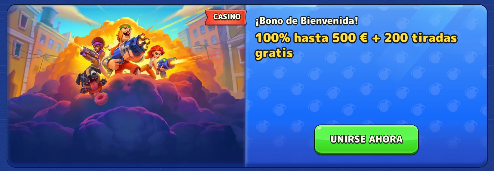 Bono de bienvenida y promociones especiales en Pistolo Casino
